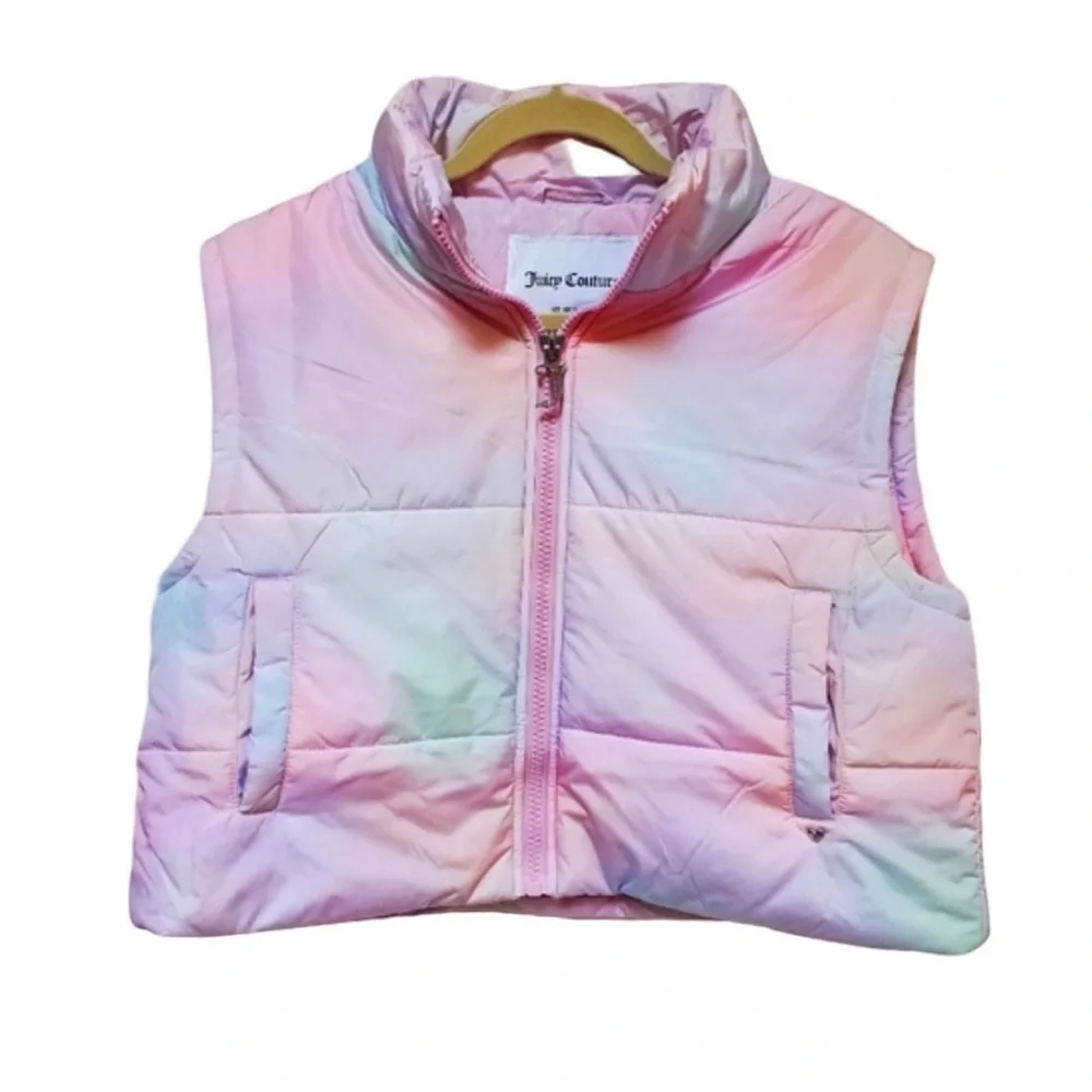 Juicy Couture Pink crop vest Jacket - Picture 5 of 5